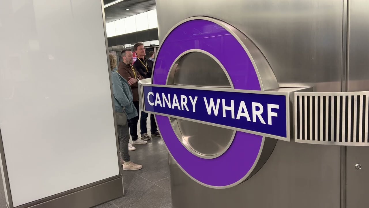 Canary Wharf Elizabeth Line Crossrail Station 24/04/22