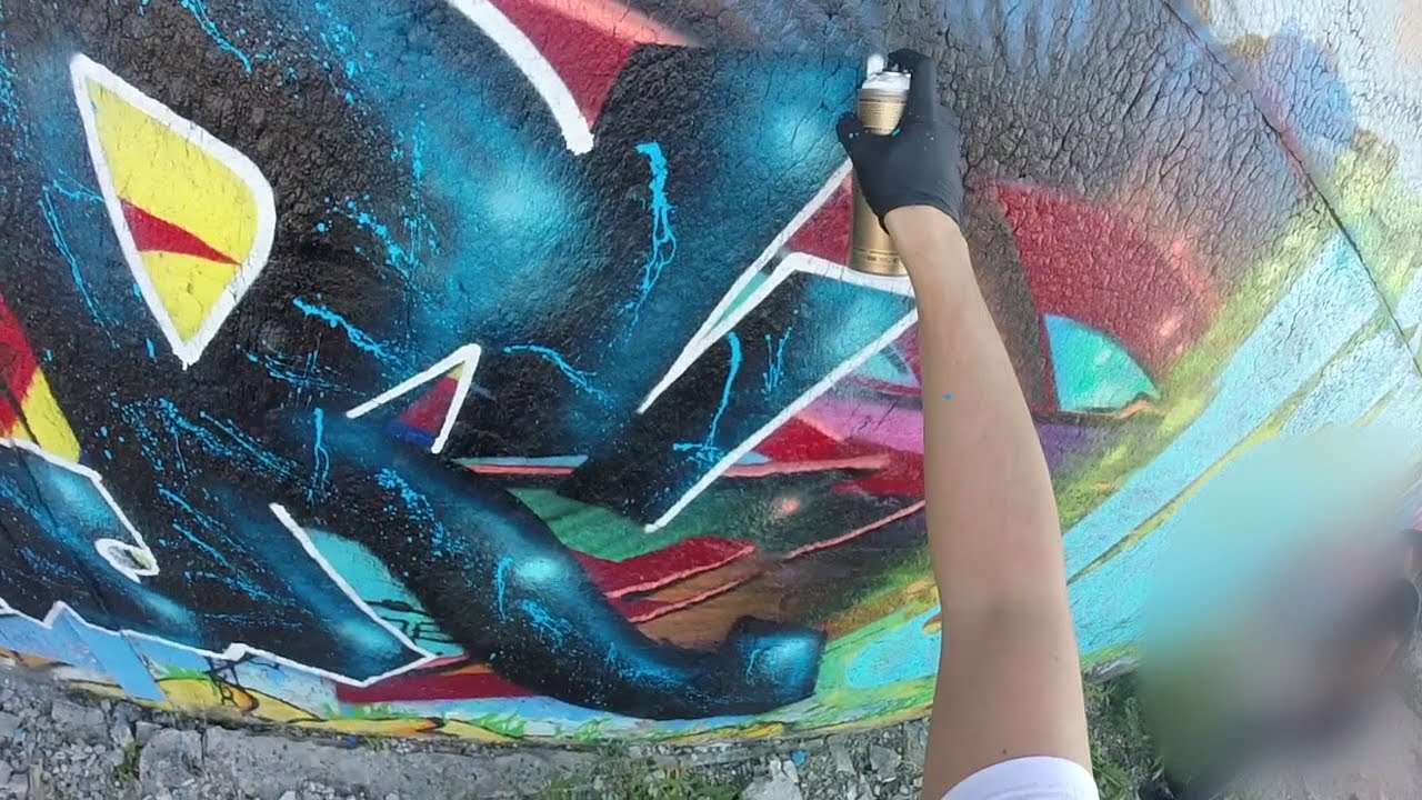 Graffiti - DOZER CT // BLACK & BLUE // Gopro 2018