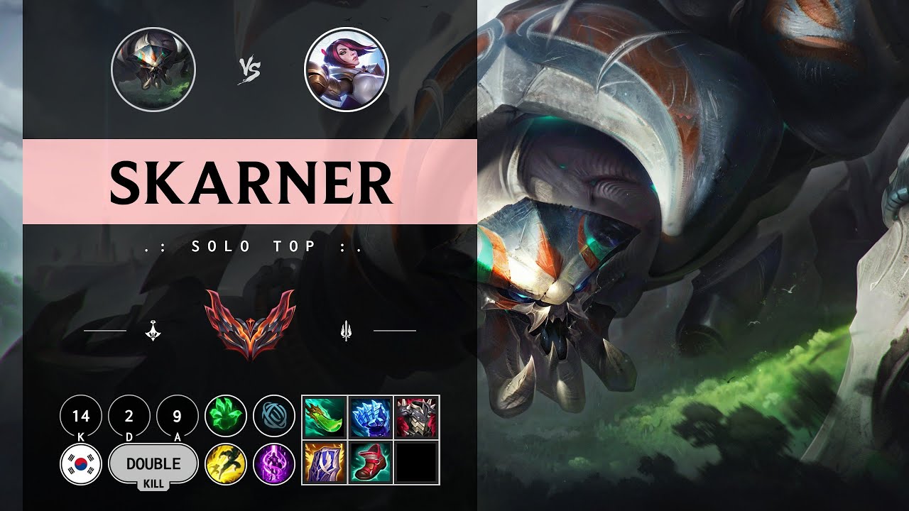 Skarner Top vs Fiora - KR Grandmaster Patch 14.9