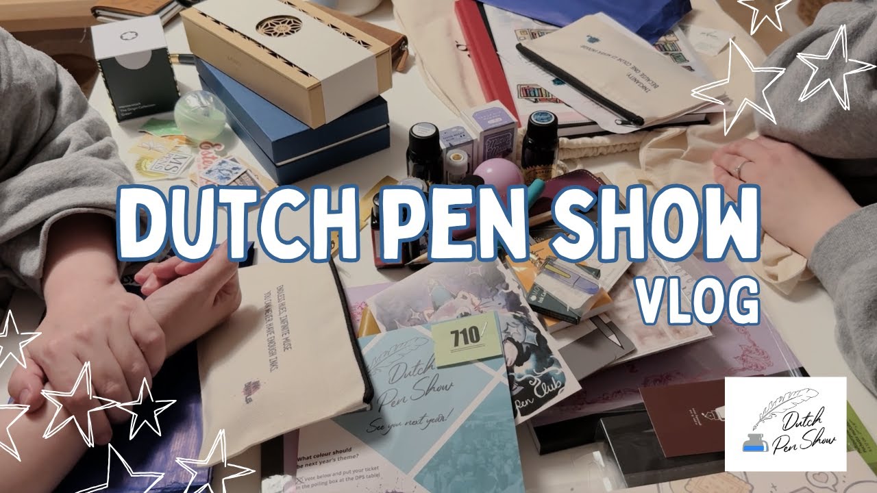 DUTCH PEN SHOW 2025 | VLOG | New Pens and Inks | heartsfailing