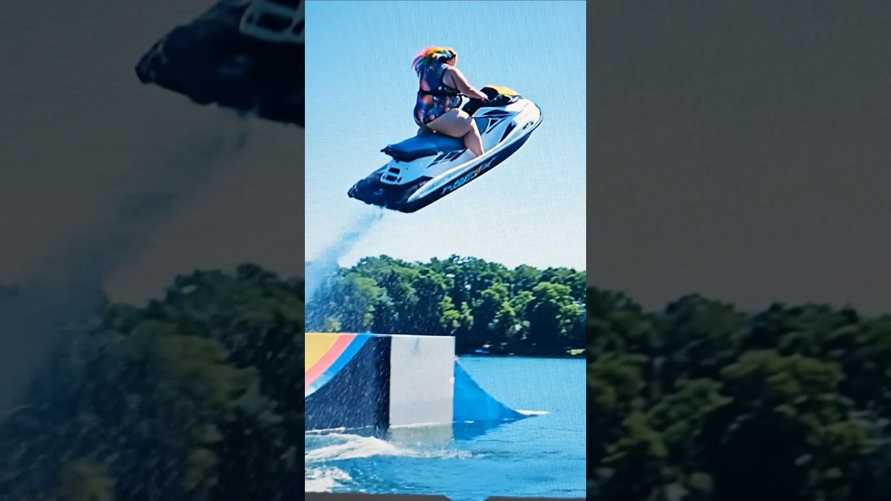 💥🚤 She Flies High, Then Vanishes Low🚤💥&nbsp;#JetSki #EpicJump #WaterCrash #UnrealEnergy #Mystery