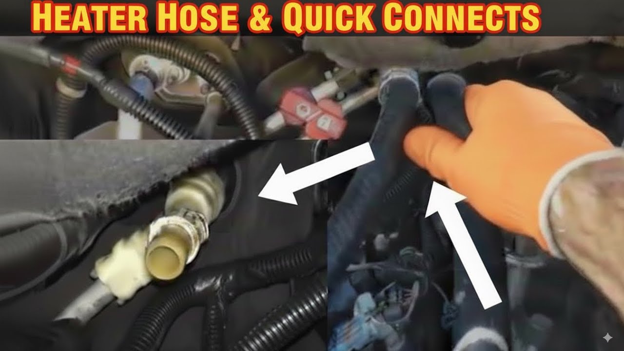 How To Replace The Heater Hoses And Adapters On A 2000-2007 GMC Yukon/Chevy Suburban