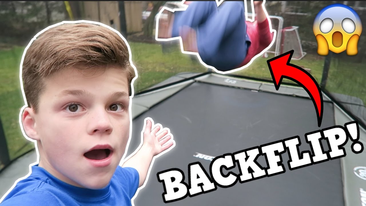 TEACHING MY BROTHER A BACKFLIP!