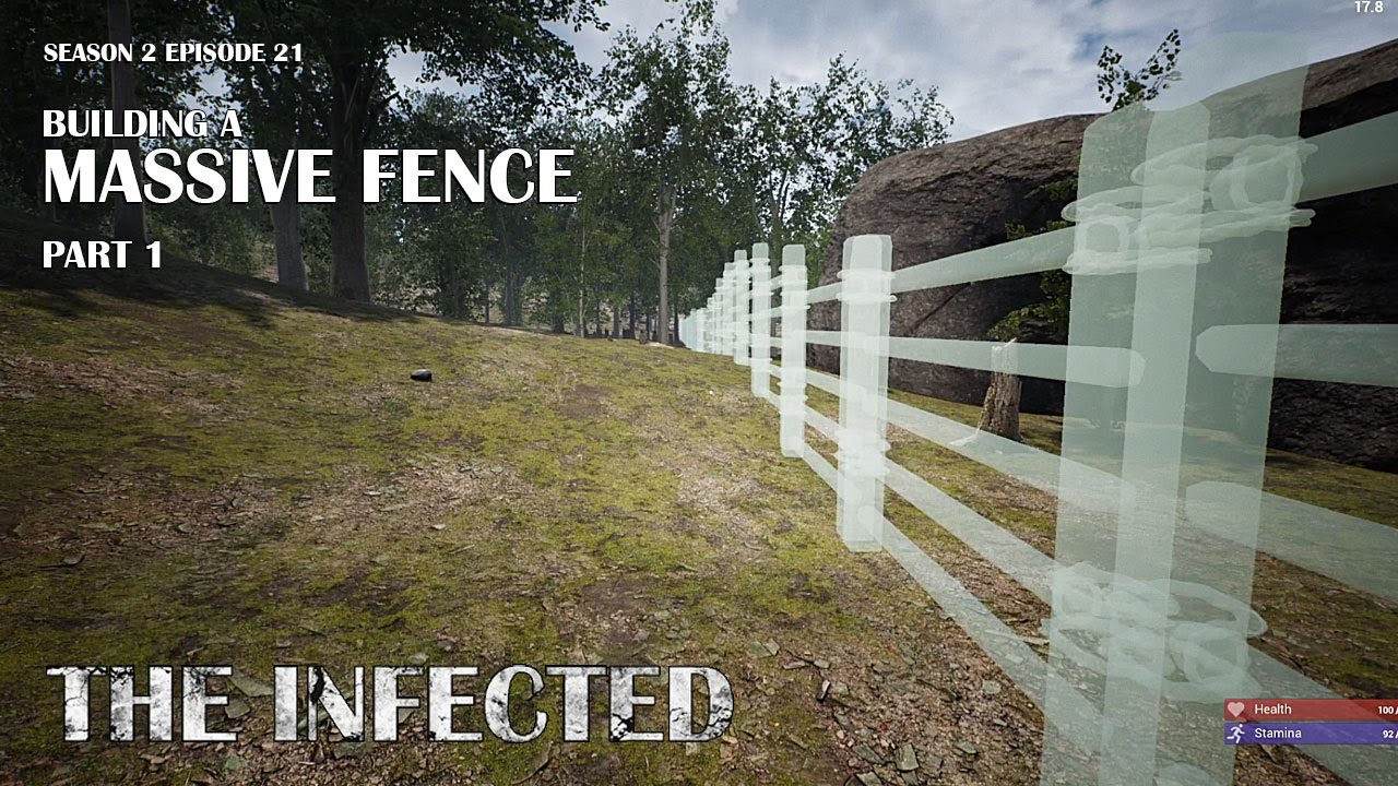 Building a MASSIVE FENCE - part 1 | The Infected Gameplay | S2 EP21