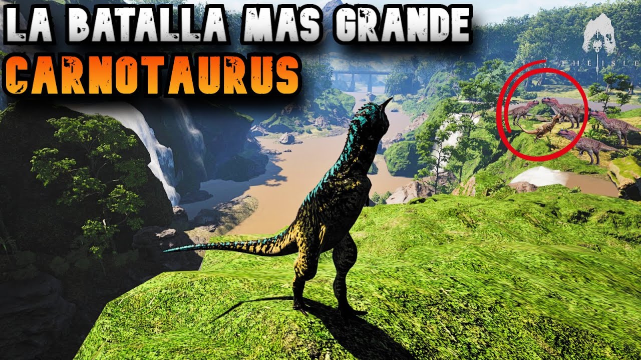 COLMILLO - PARTE #2 // ENFRENTAMIENTO DE CARNOTAURUS VS CERATOSAURUS - BATALLA POR LA SUPERVIVENCIA