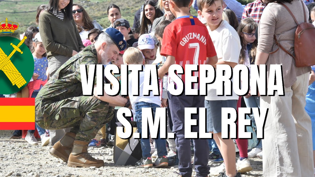 S. M. El Rey visita el SEPRONA de la Guardia Civil
