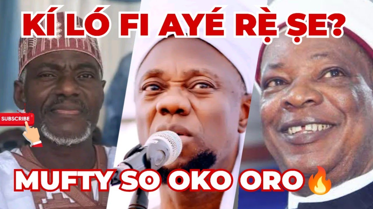 KÍ LÓ FI AYÉ RẸ̀ ṢE? LECTURE BY SHEIKH MUFTY DIYYA OON 9 January 2026