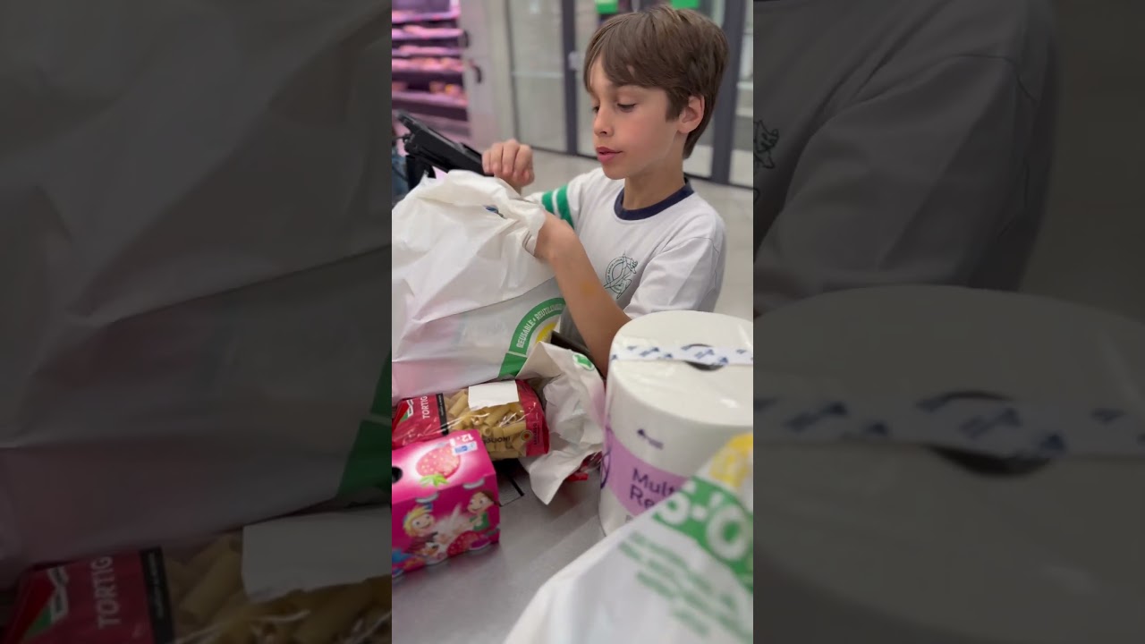 La compra en una familia con 9 hijos