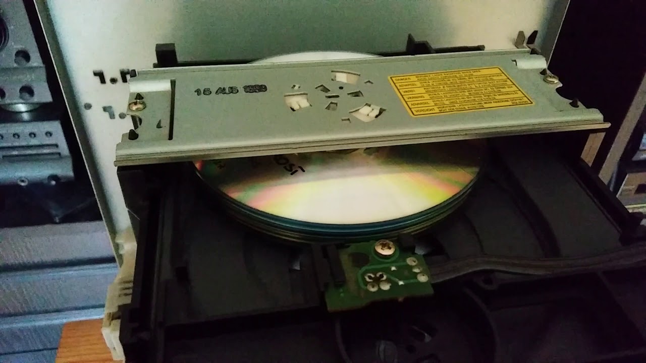 Panasonic SA-AK47 5 CD changer - działanie mechanizmu zmieniarki