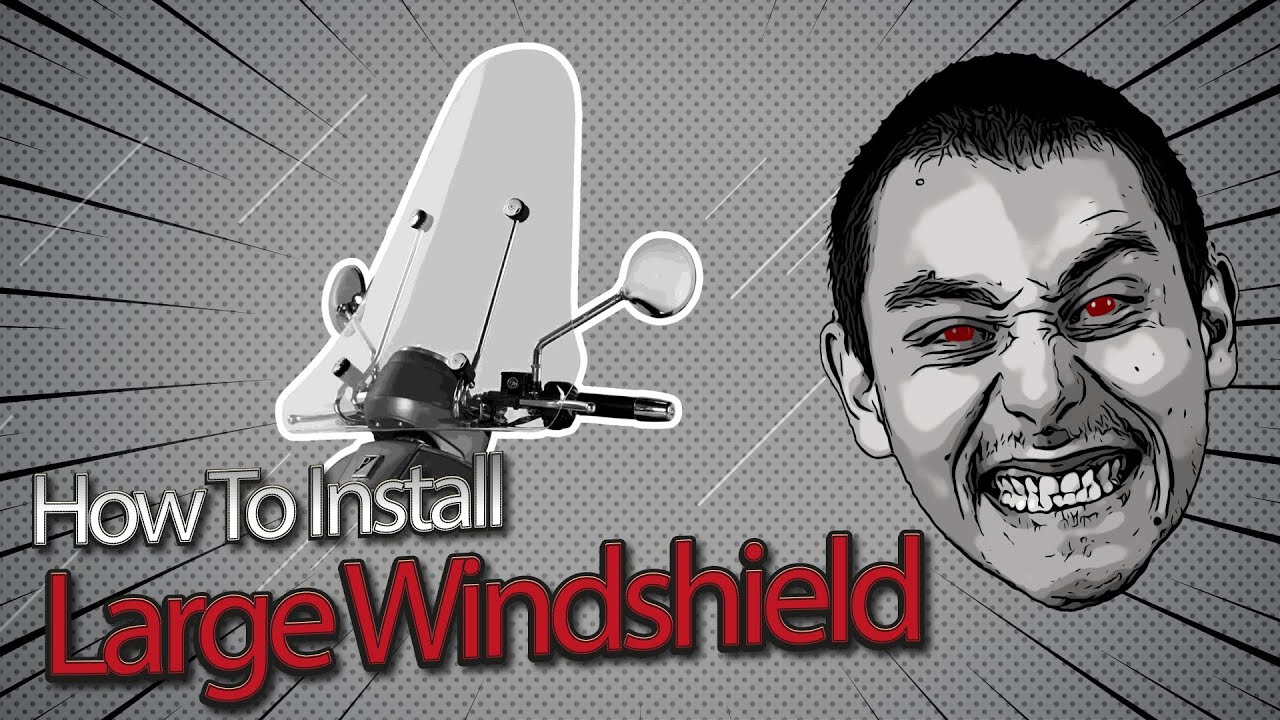How To Install - Vespa GTV/Sei Giorni Large Windshield