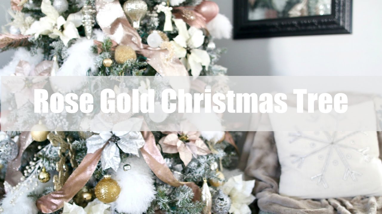 Rose Gold Christmas Tree
