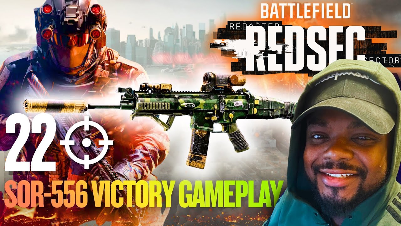 ВАМ НУЖНО ПОПРОБОВАТЬ SOR-556 (SCAR) В BATTLEFIELD REDSEC! (22 УБИЙСТВА, ПОБЕДА)