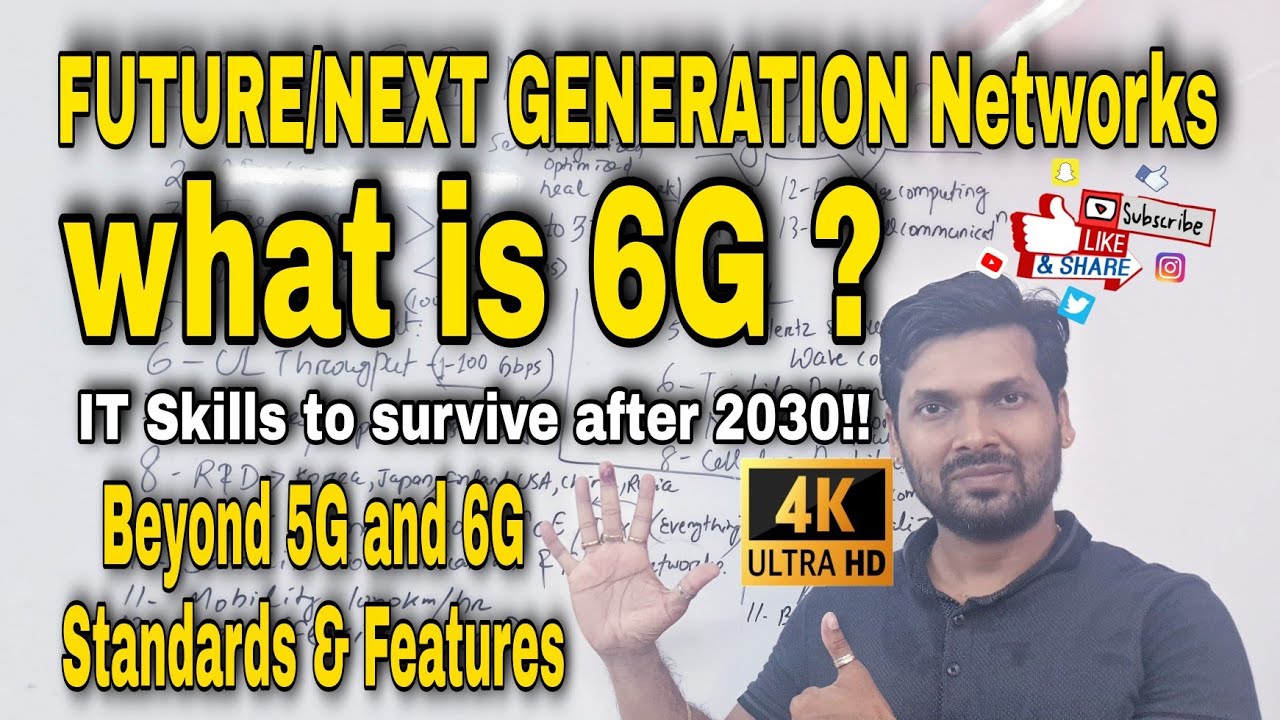 All about 6G Networks || Beyond 5G & 6G World || Standards & Features of 6G || Skills required in 6G