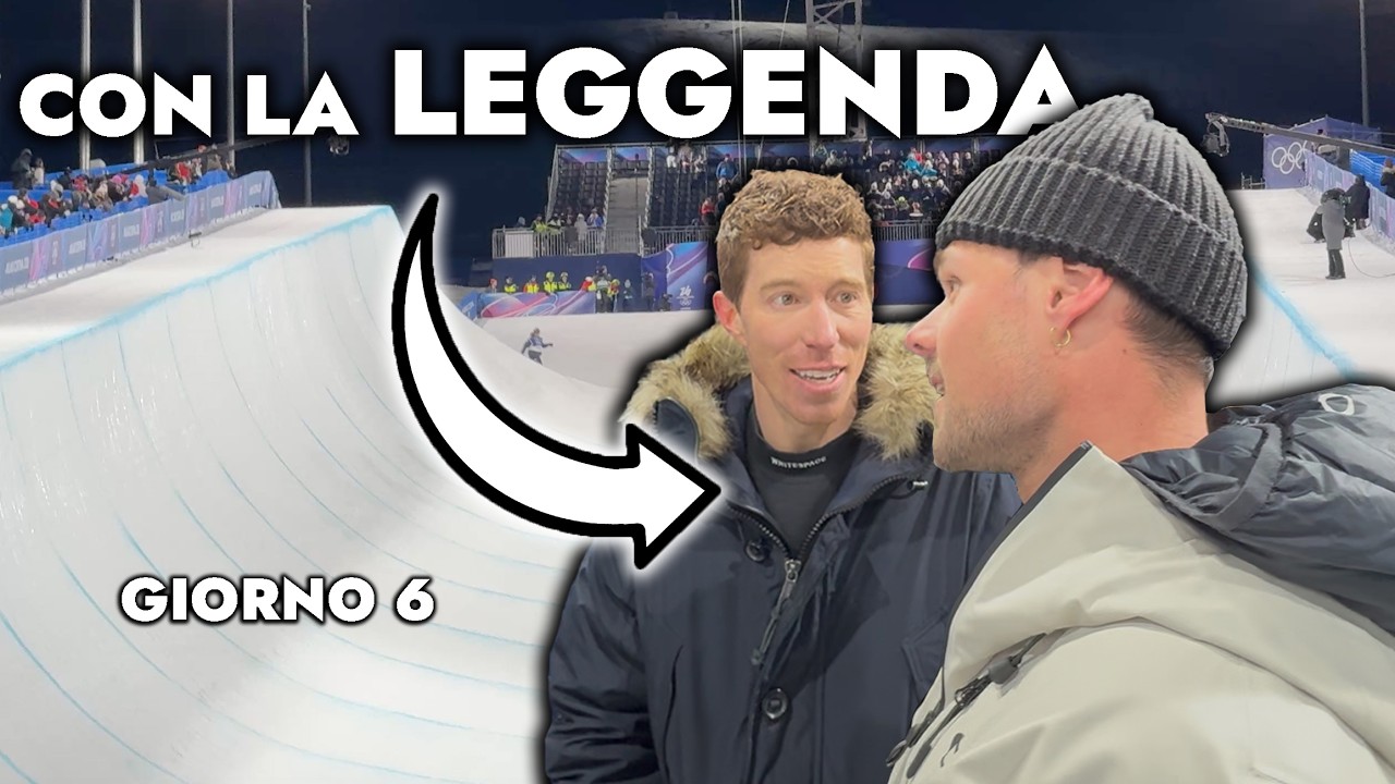 Ho guardato le qualifiche di halfpipe con SHAUN WHITE - Daily Olimpiadi giorno 6