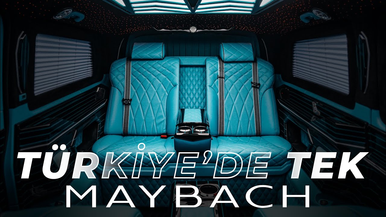 TR'DE TEK İÇİ MAVİ MAYBACH VİP VİTO / YAPIM AŞAMASI TÜM DETAYLAR