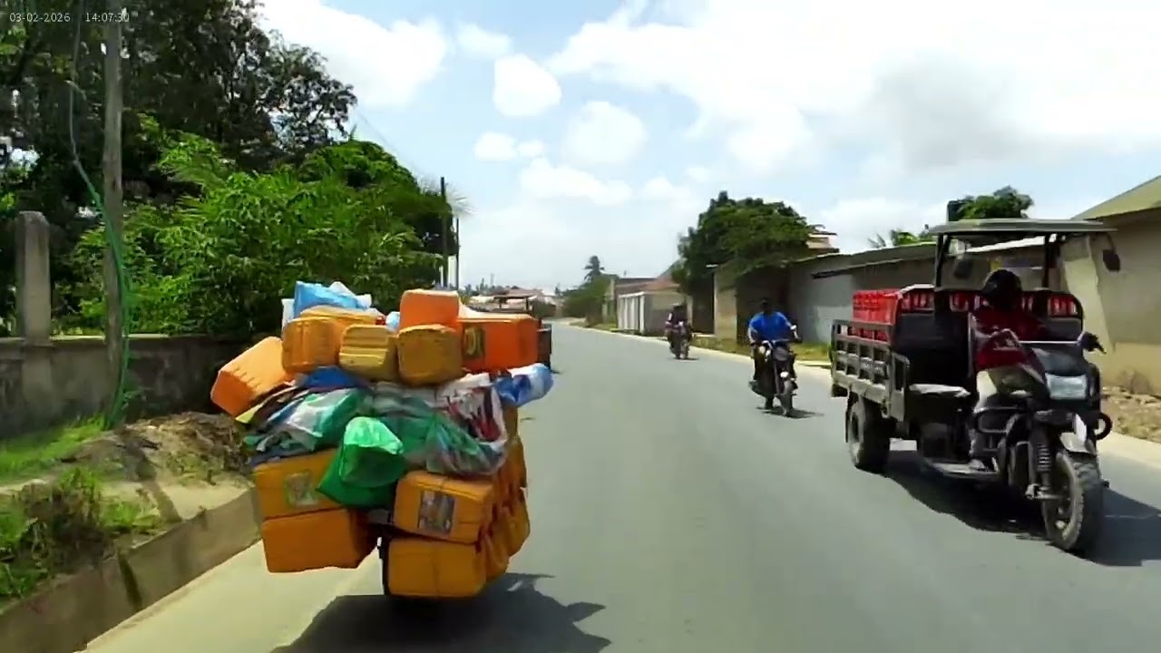 BARABARA ISIYO TABIRIKA KIGAMBONI TO UBUNGO via Mandela Rd#daressalaam 