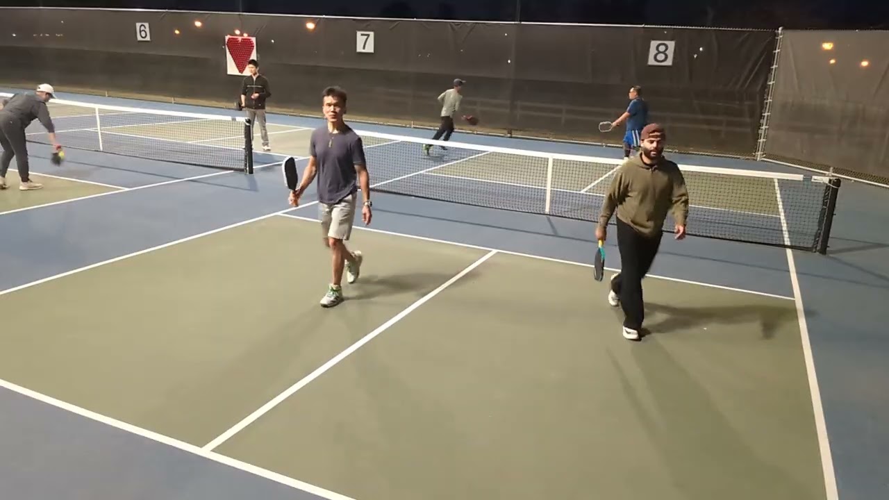 Eric, Hendry vs Kai, Hamad 2.15.26 #pickleball Set 1 at Mountain View Park, Eastvale, CA