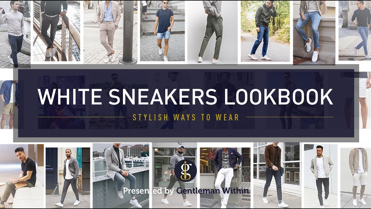 WHITE SNEAKER OUTFITS for Guys | Casual Men's Fashion & Style Inspiration