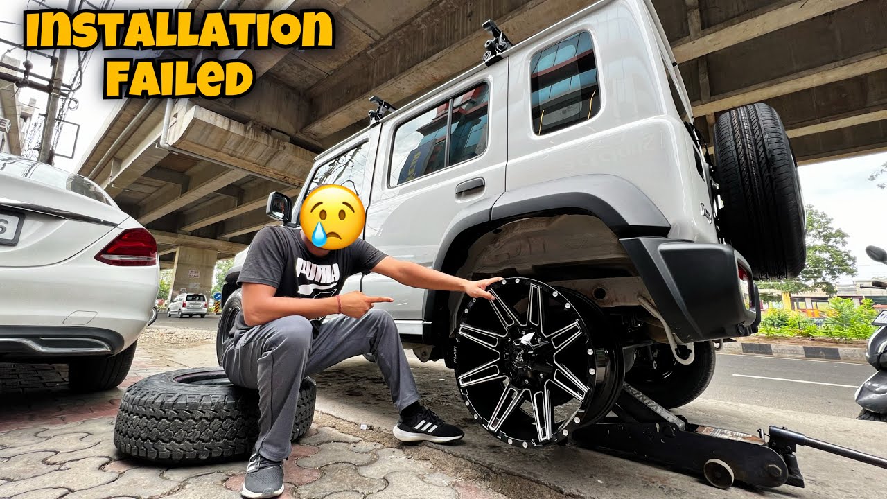 Problems while installing new Wheels in Jimny | Project Safari is almost done