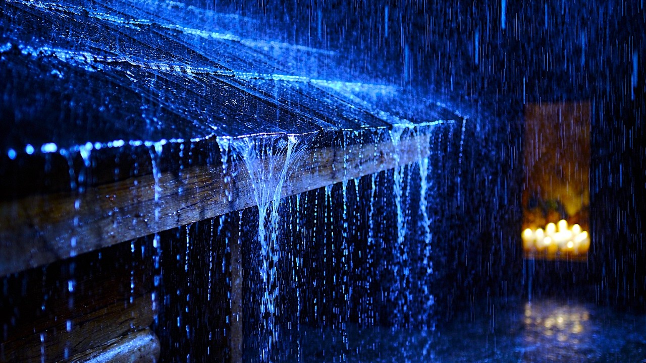 Overcome Insomnia with Heavy Rain Sounds at Night | Deep Relaxing Rain Sounds for Sleeping