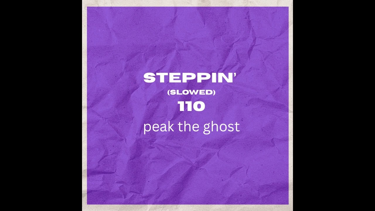 Steppin (110 - Slowed) Rap/Trap/Drill Instrumental/Beat