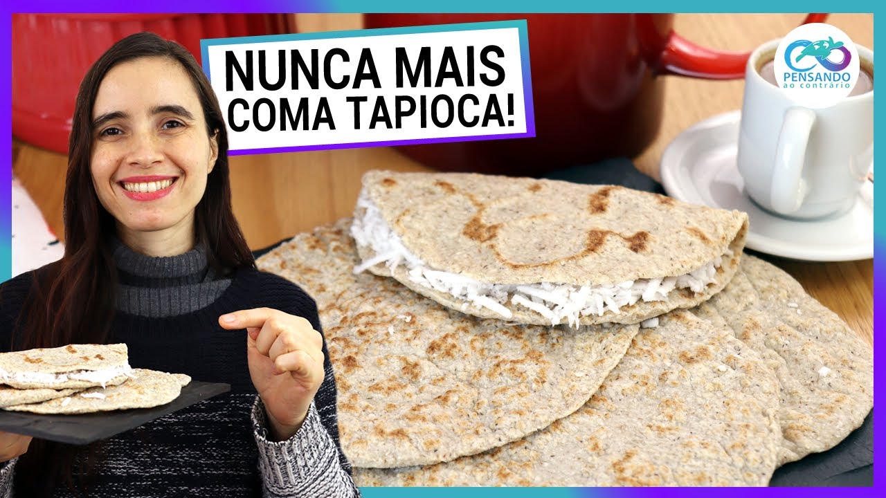 SUBSTITUTO SAUDÁVEL DA TAPIOCA! Troque a tapioca por minha VERSÃO DE COCO MAIS SAUDÁVEL!