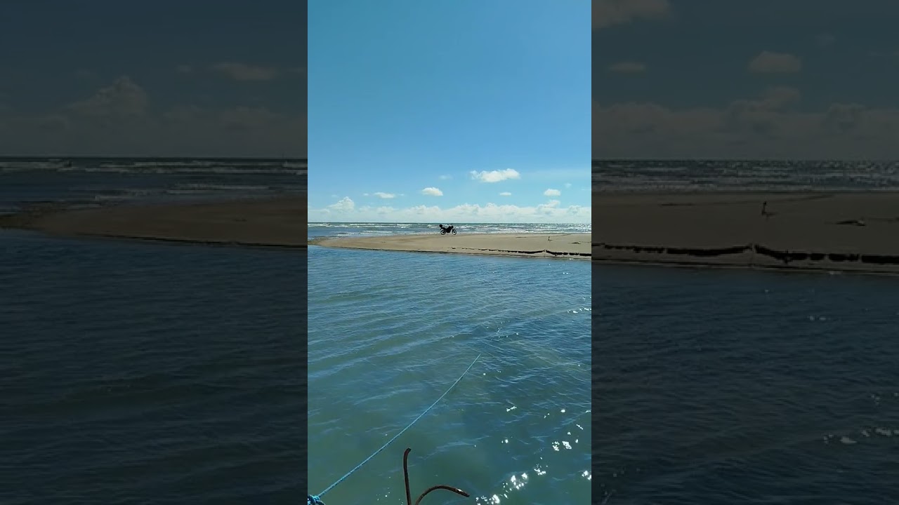 Rio Arrombado, Praia de Manibu em Icapu&iacute;-CE