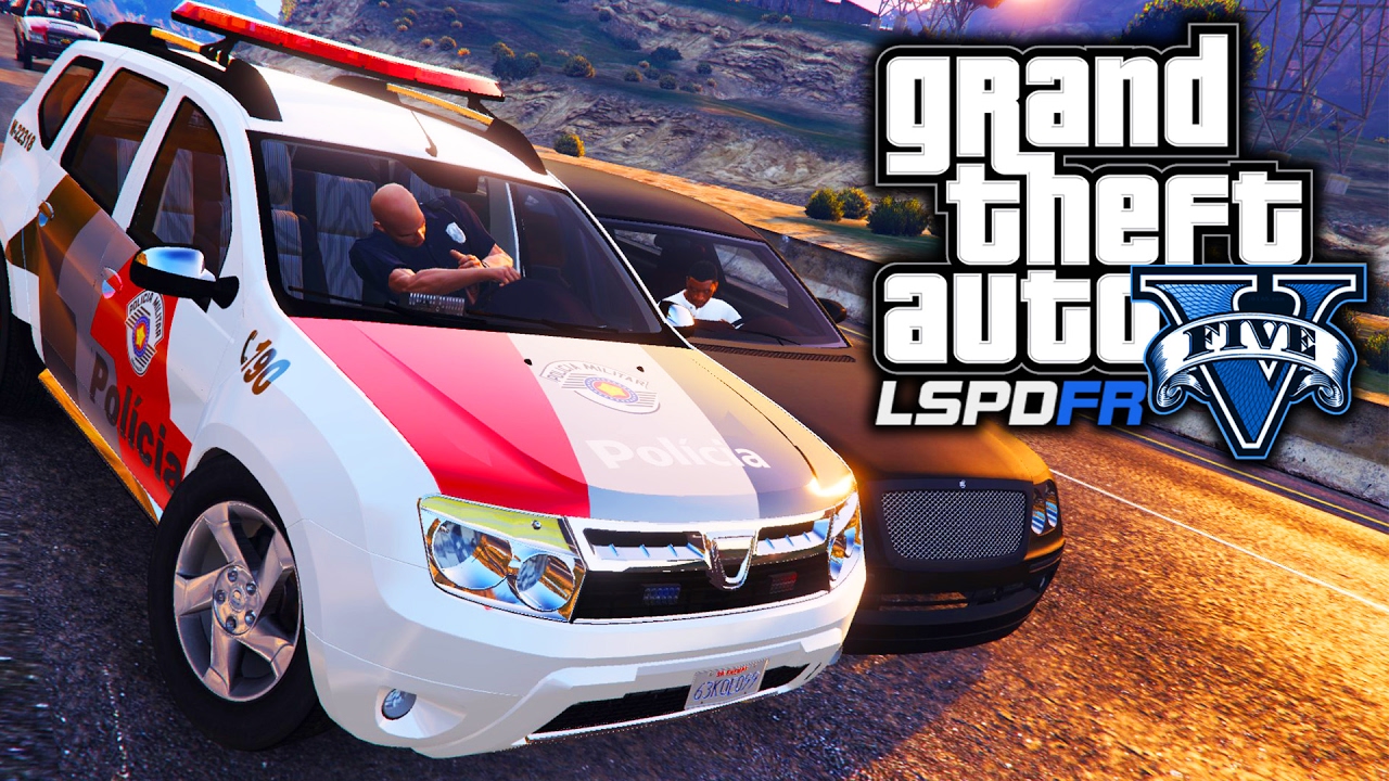 GTA V VIDA POLICIAL - DIA DE FURIA na Ronda de Renault Duster PMESP | Ep 25 LSPD