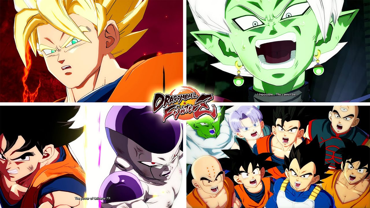 Dragon Ball FighterZ - Все эффектные добивания (все DLC) | Эпические бои