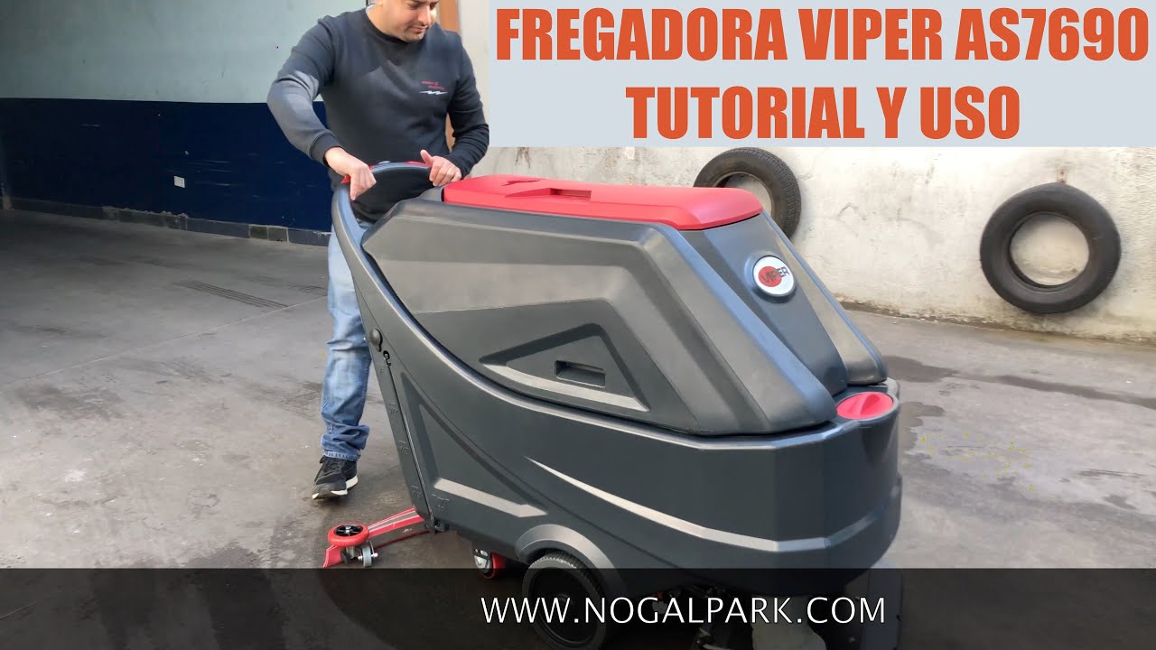 FREGADORA NILFISK VIPER AS 7690 TUTORIAL , REVIEW UNBOXING COMO USARLA Y MANTENERLA - NOGALPARK