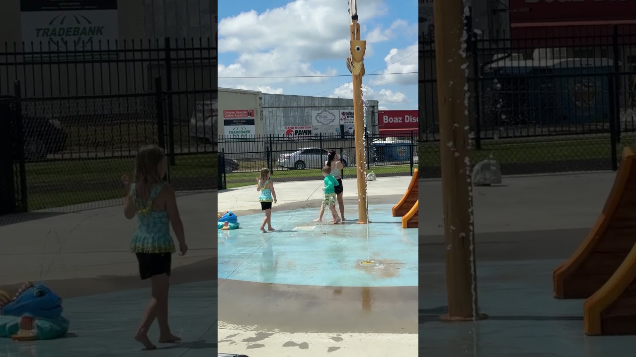 Splash pad fun #summertime 💜