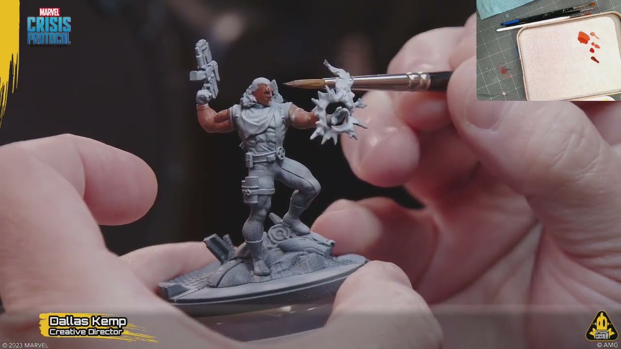 Painting Bishop from Marvel: Crisis Protocol
