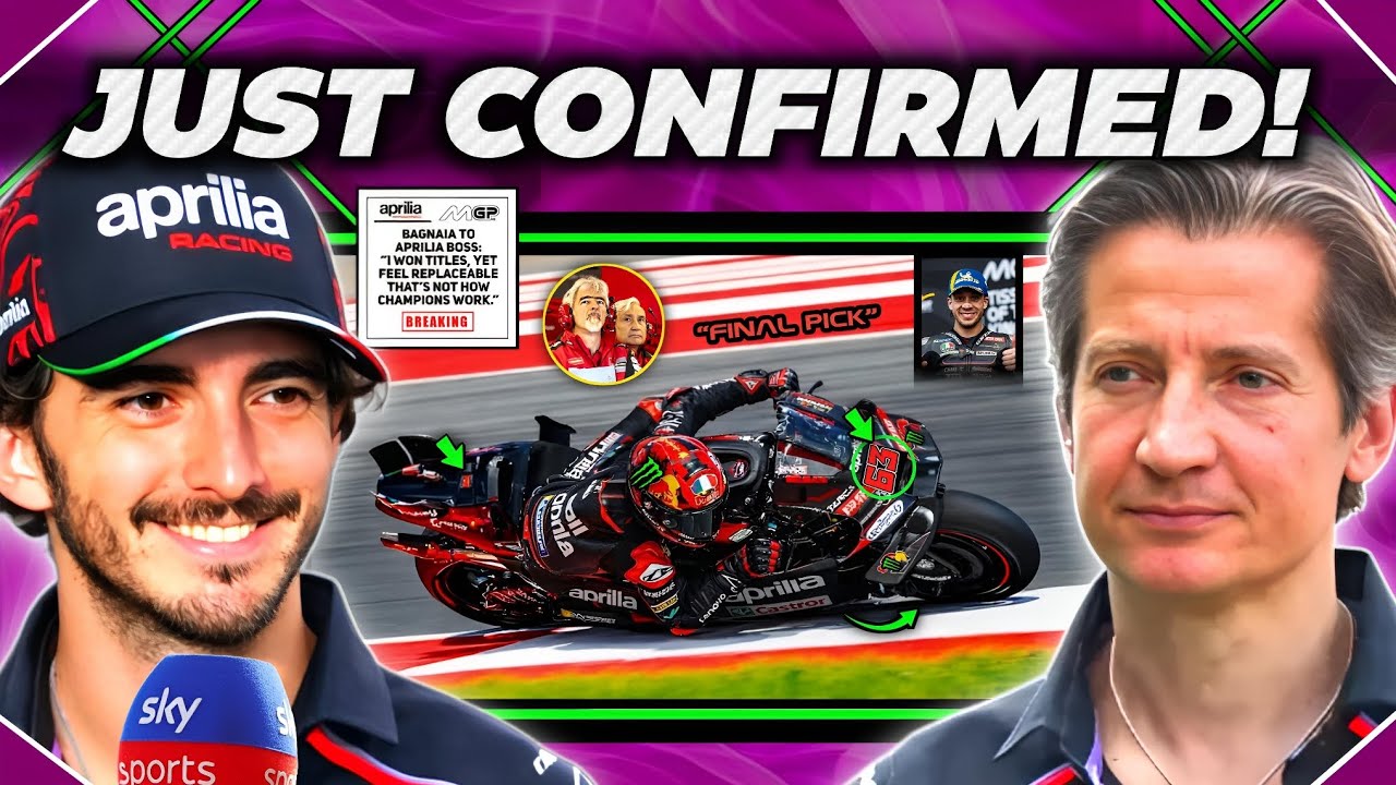 Bagnaia DROPS MAJOR BOMBSHELL as Aprilia Link Raises BIG QUESTIONS for Ducati Ahead of 2027!