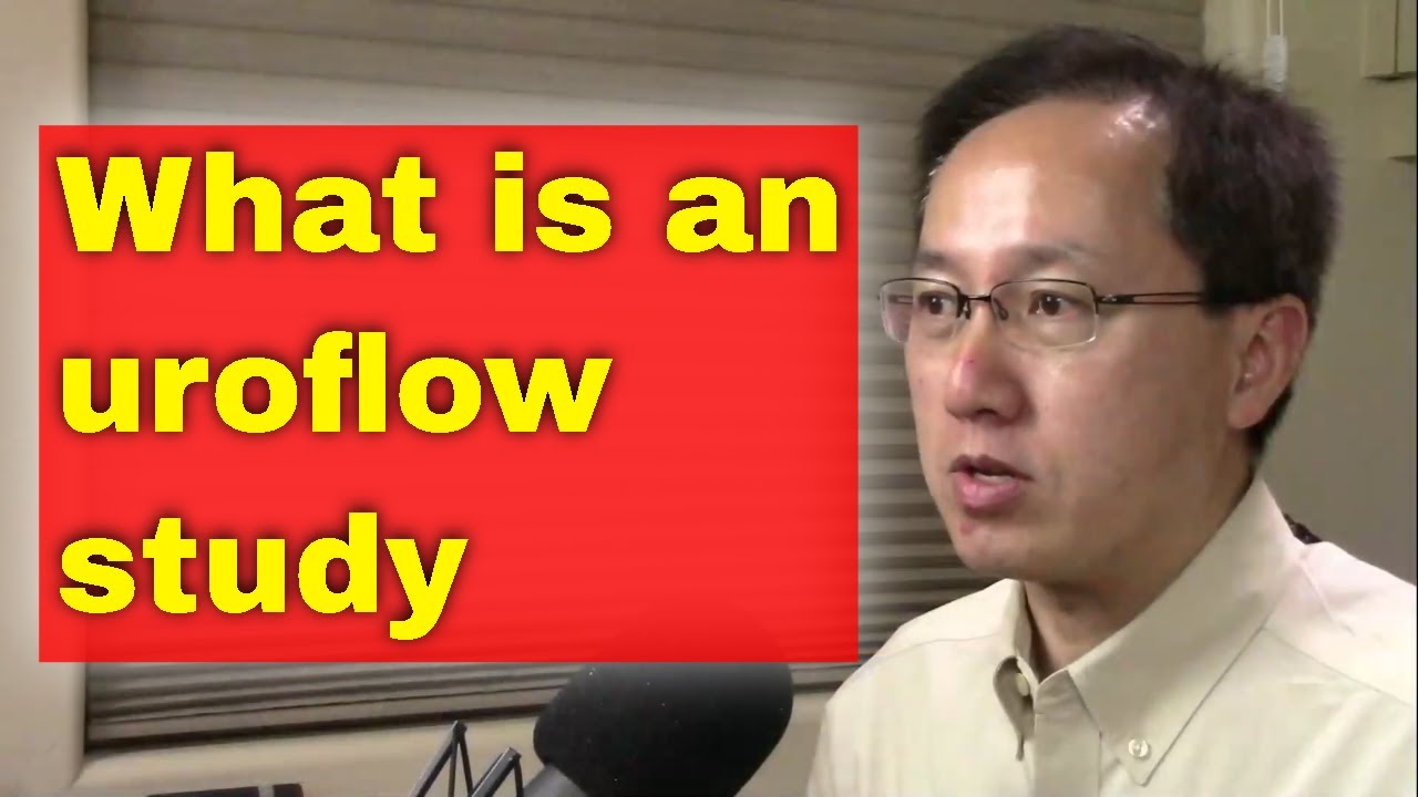 What is uroflow flow study and how is it used: A case example