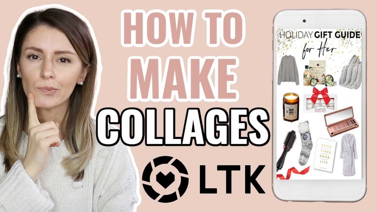 How to Create Collages for LikeToKnow.It and RewardStyle in Canva | How to Make Gift Guide Collages