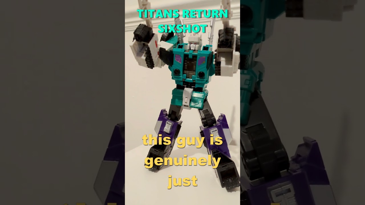 Titans Return Sixshot Is Awesome! #transformers #toyreview #actionfigures #decepticons #robots