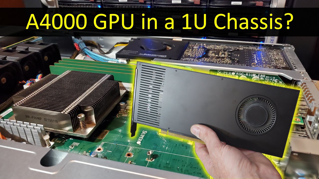 Графический процессор NVIDIA A4000 на сервере 1U, специализированная сборка Gigahorse Chia Farming