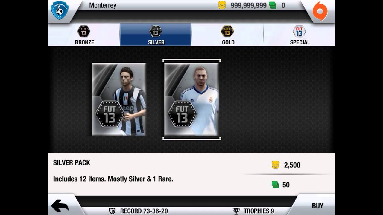 FIFA 13 ios ultimate team hack