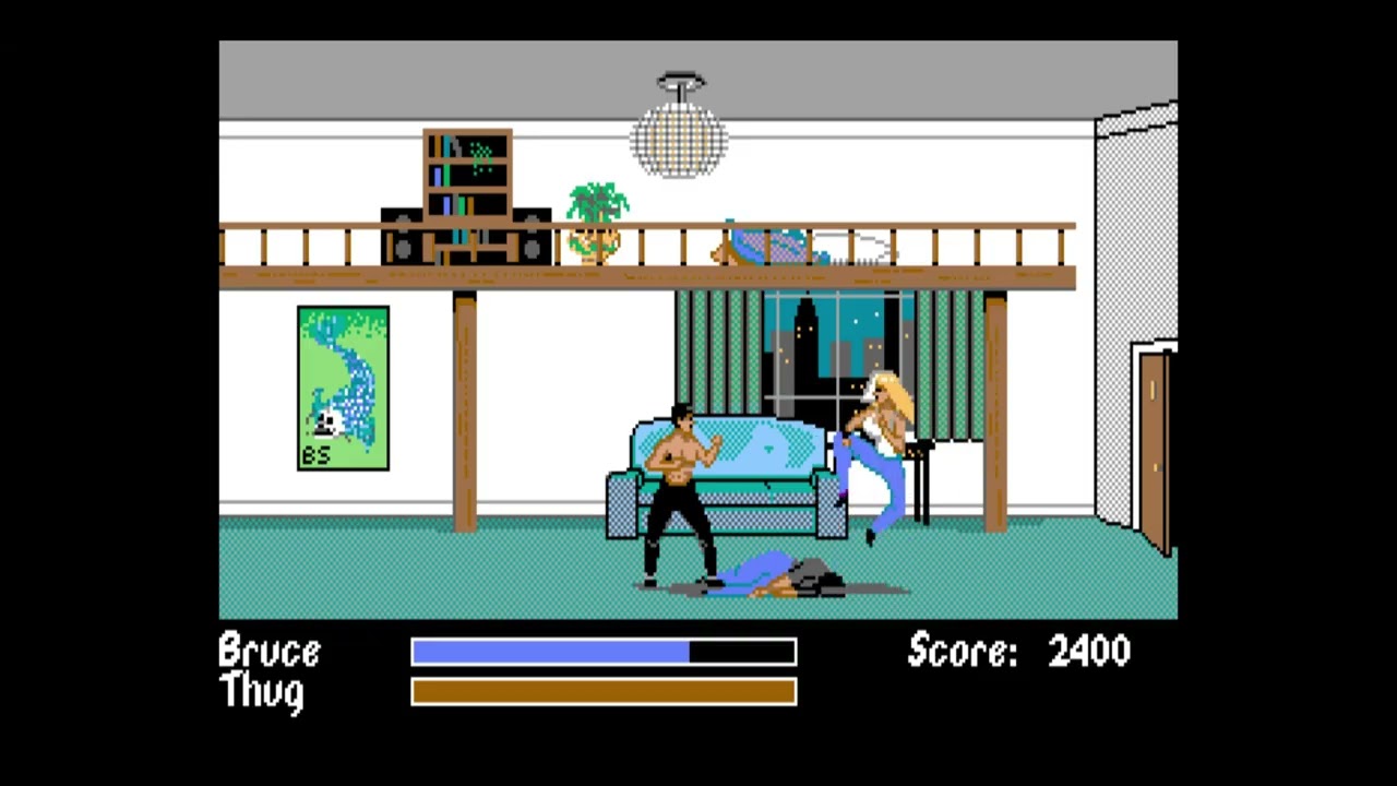 Bruce Lee Lives - DOS - Playthrough. No commentary
