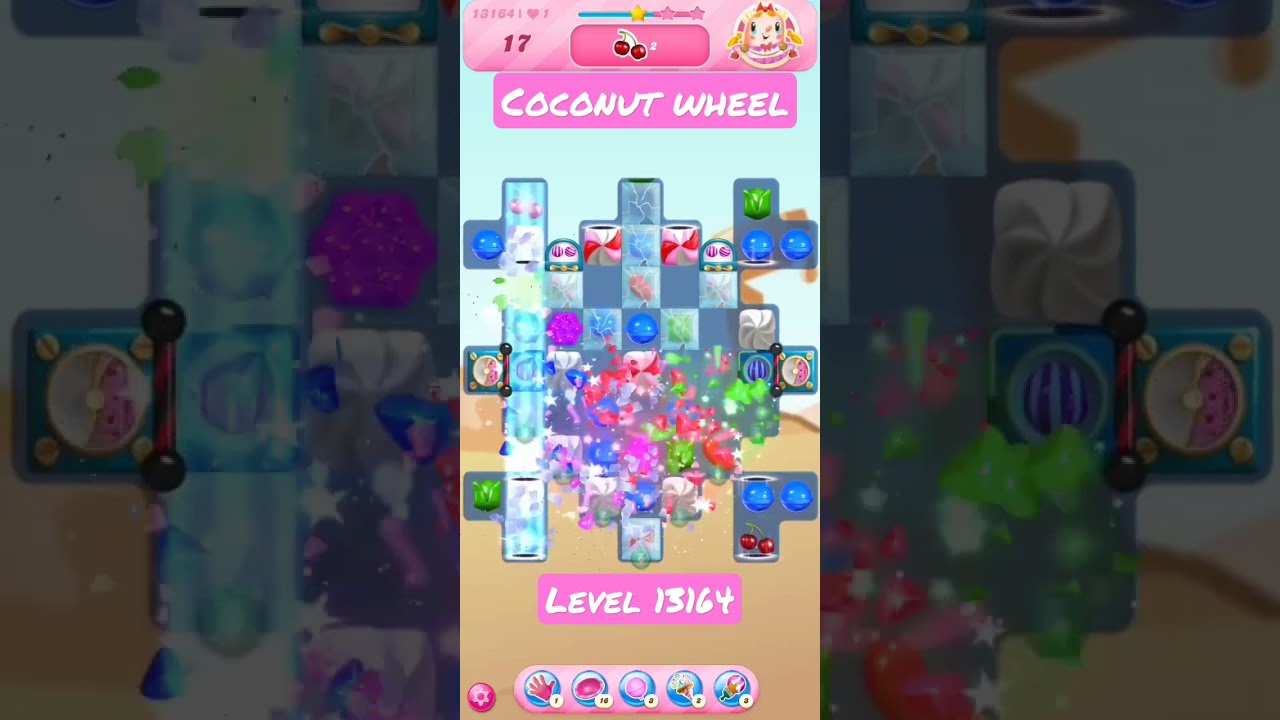Candy crush coconut wheel booster // #shorts#candycrushsaga #viral #gaming #youtubeshorts