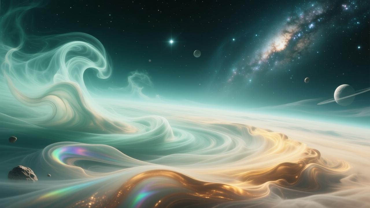 This Calm Space Environment Feels Wide and Timeless, Helping Distractions Fade Away