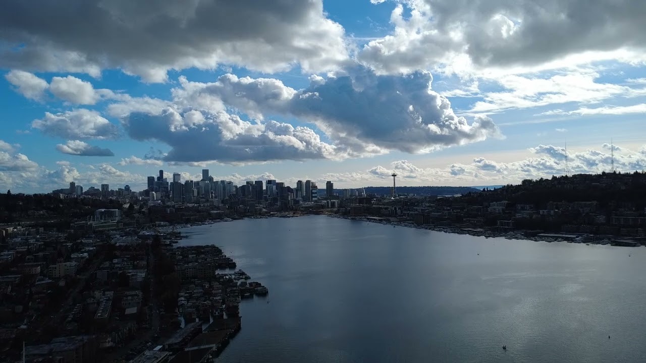 Lake Union Seattle Drone Footage #dji #drone footage in #seattle #seattleseahawks