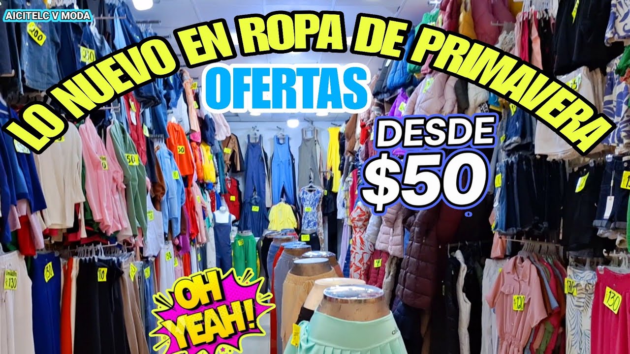 Ropa de primavera nuevos modelos| ofertas desde $50 vestidos Faldas short top pantalla jumper overol
