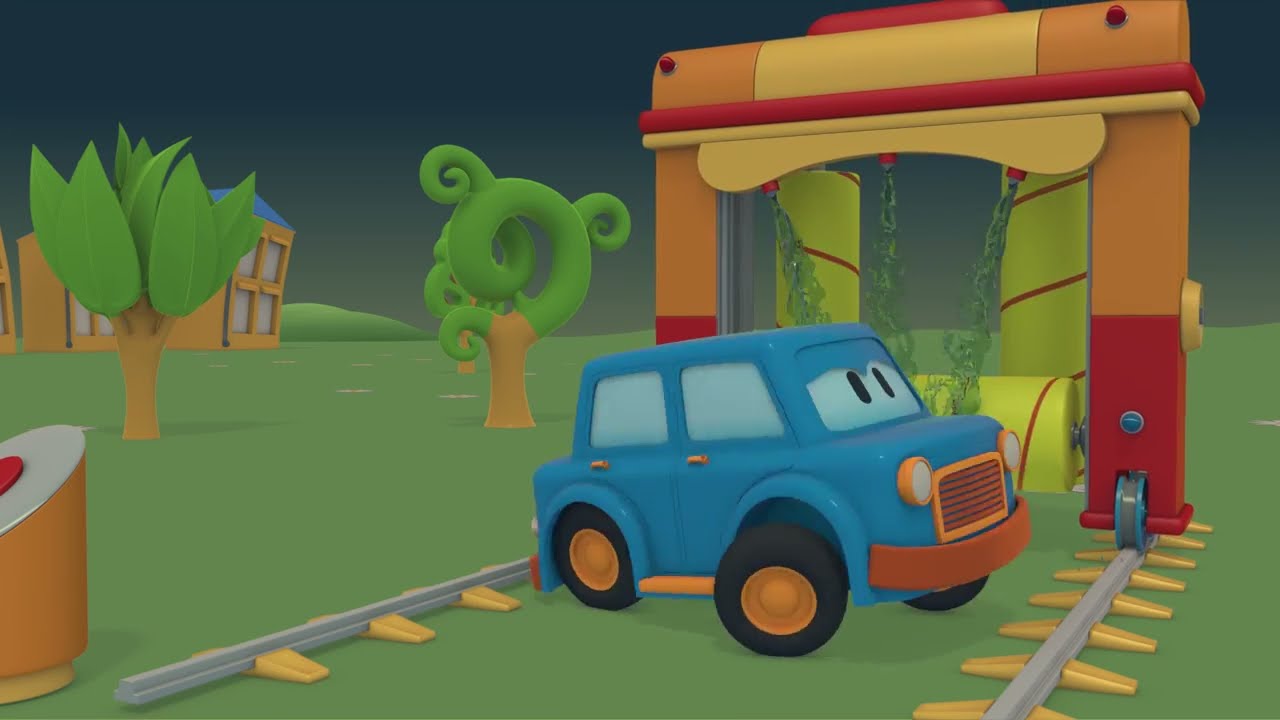 V&auml;lkyt Autot &ndash; iltahetki ja autopesu | Lasten piirretty