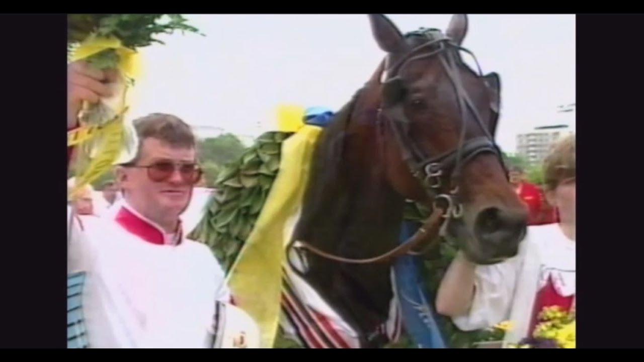 SVT:s sändning från Elitloppet på Solvalla 1992.