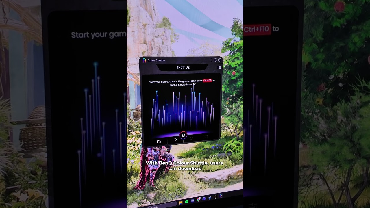 Этот монитор делает вашу игру ПОТРЯСАЮЩЕЙ!! 😍 #gamingontiktok #gaming #crazneax #benq #ex271uz