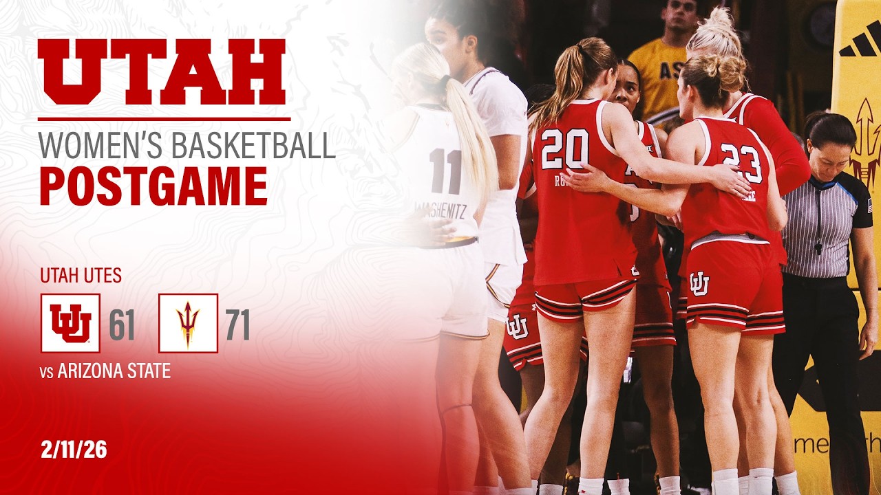 Utah: 61, Arizona State: 71 | Women's Basketball Postgame Press Conference