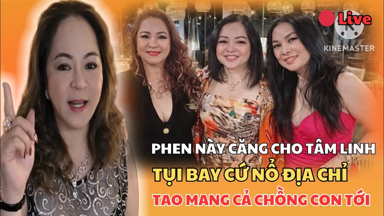 🔴Căng cực căng: Nguyễn Phương Hằng mang cả chồng con đến Đức nộp m.ạng cho Tâm Linh