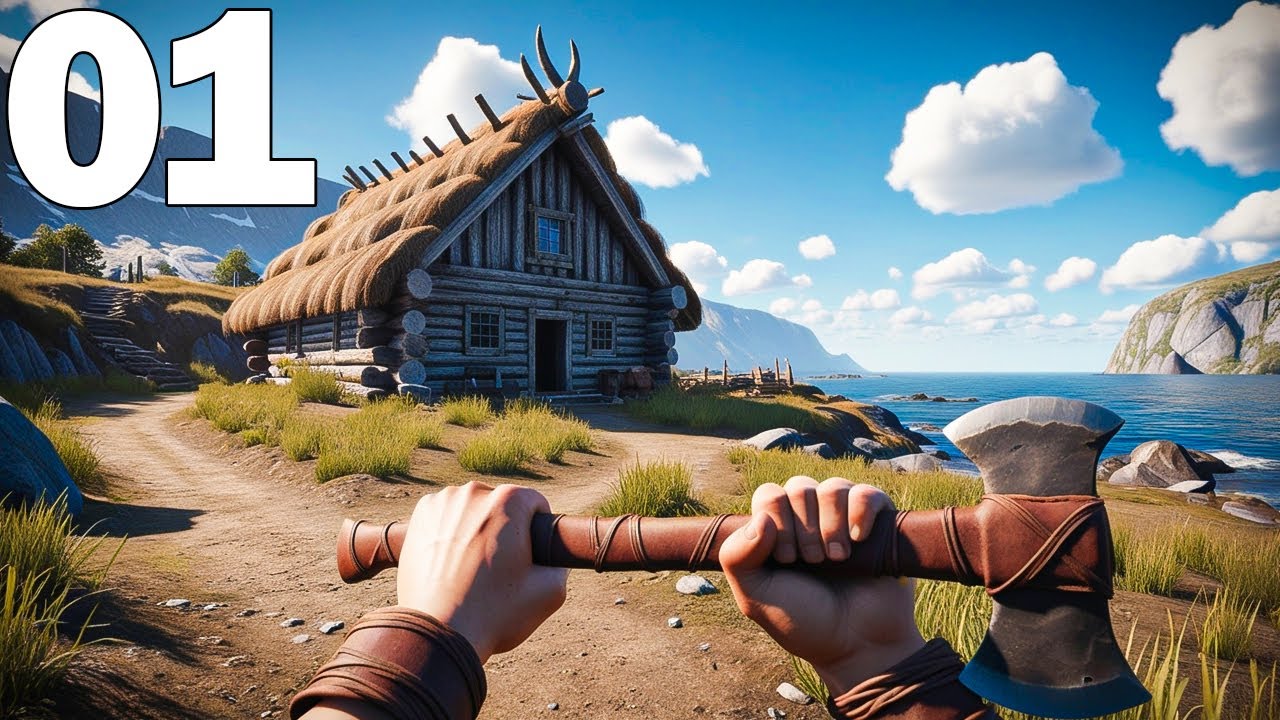 New Open World Survival Game - Viking Frontiers Part 1