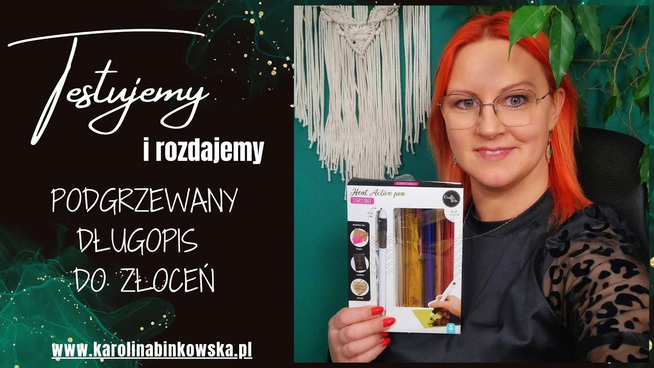 Testujemy i rozdajemy — Podgrzewany długopis do złoceń #testujemyirodajemy #scrapbooking  #action